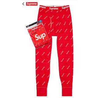 シュプリーム(Supreme)のSupreme Hanes Thermal pant ヘインズ(レギンス/スパッツ)