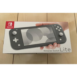 ニンテンドースイッチ(Nintendo Switch)のまりあ様専用Nintendo Switch Liteグレー　新品未使用(家庭用ゲーム機本体)