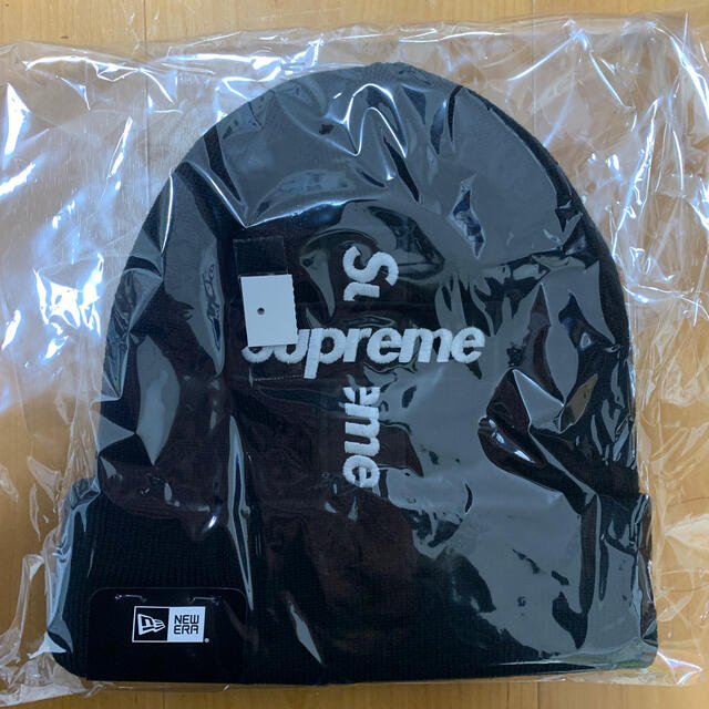 New Era  Cross Box Logo Beanie シュプリーム  黒