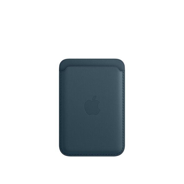 【新品未開封】Apple純正 MagSafe対応レザーウォレット　バルティブルー