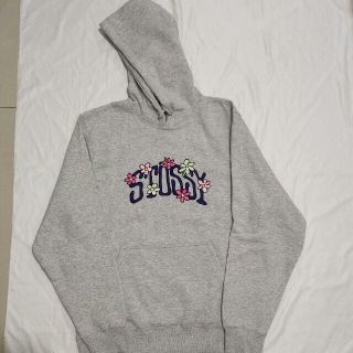 STUSSY - STUSSYステューシー 花刺繍 スウェット パーカー 裏起毛 Sの ...