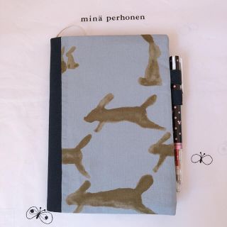 ミナペルホネン(mina perhonen)のミナペルホネン  手帳カバー　B6サイズ(その他)