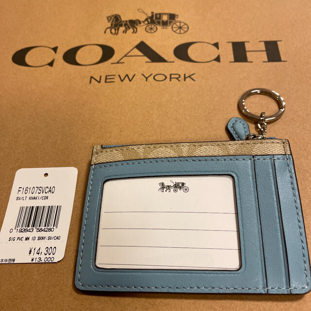 COACH(コーチ)の新品未使用　COACH コーチ　ミニスキニー　IDケース レディースのファッション小物(パスケース/IDカードホルダー)の商品写真