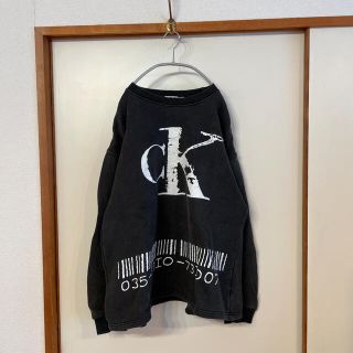 カルバンクライン(Calvin Klein)の貴重 90s ビンテージ cK カルバンクライン オーバーサイズ スウェット(スウェット)