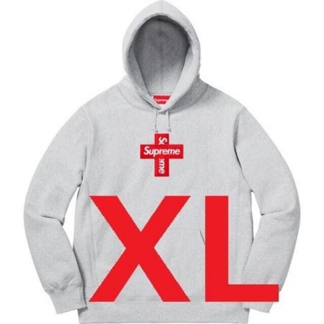 Cross Box Logo Hooded Sweatshirt