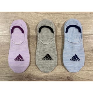 アディダス(adidas)のadidas アディダス レディースソックス 23㎝〜25㎝ 3足セット(ソックス)