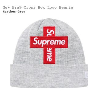 シュプリーム(Supreme)のNew Era  Cross Box Logo Beanie シュプリーム   (ニット帽/ビーニー)