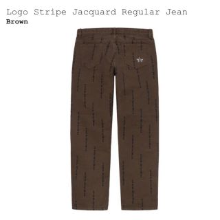 シュプリーム(Supreme)のSupreme LogoStripe Jacquard Regular Jean(デニム/ジーンズ)