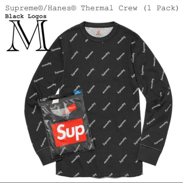 Supreme(シュプリーム)のsupreme / hanes black logos メンズのトップス(Tシャツ/カットソー(七分/長袖))の商品写真