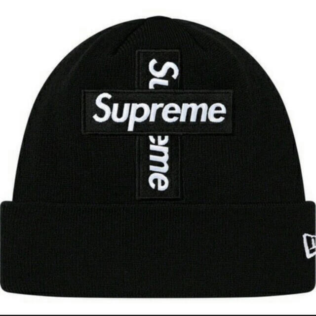 New Era  Cross Box Logo Beanie シュプリームパッチワーク