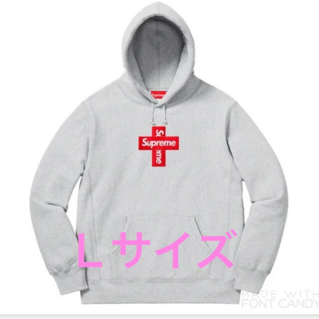 Supreme Cross Box Logo Hooded Sweatshirt