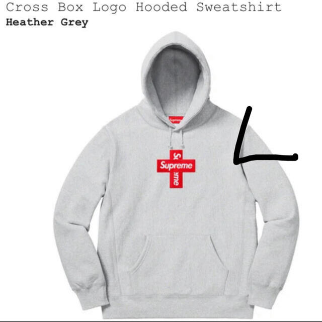 売上実績NO.1 Supreme Lサイズ Hooded Logo Box Cross Supreme ...