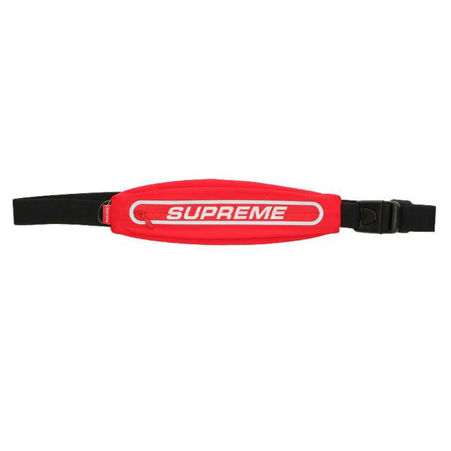 supreme running waist bag red