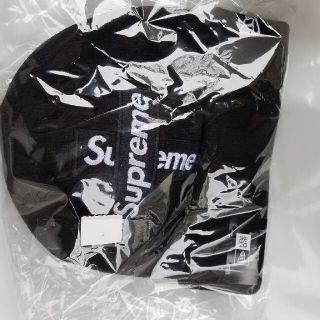 シュプリーム(Supreme)のSupreme Cross Box Logo Beanie black(ニット帽/ビーニー)