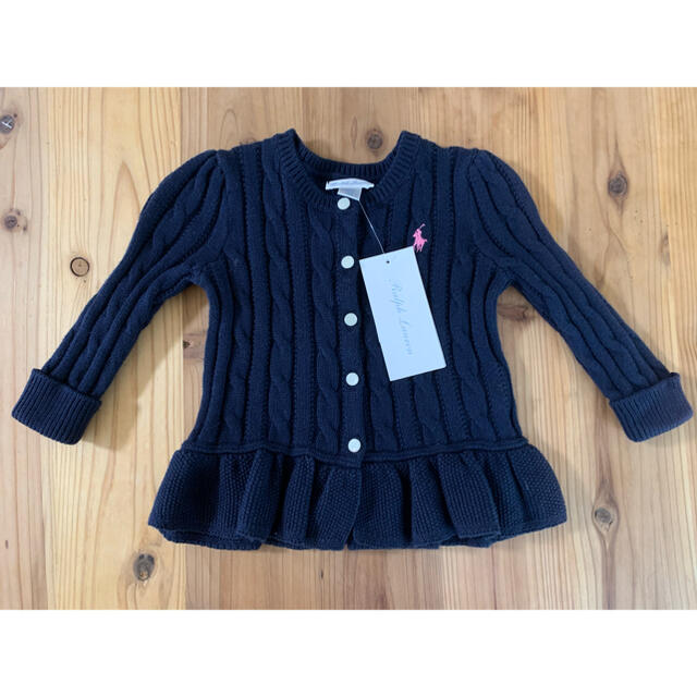 Ralph Lauren(ラルフローレン)のRalph Lauren baby ＊ ペプラム カーディガン キッズ/ベビー/マタニティのベビー服(~85cm)(カーディガン/ボレロ)の商品写真