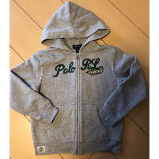 ポロラルフローレン(POLO RALPH LAUREN)のラルフローレン　パーカー　ロゴ刺繍　グレー　120㎝(ジャケット/上着)