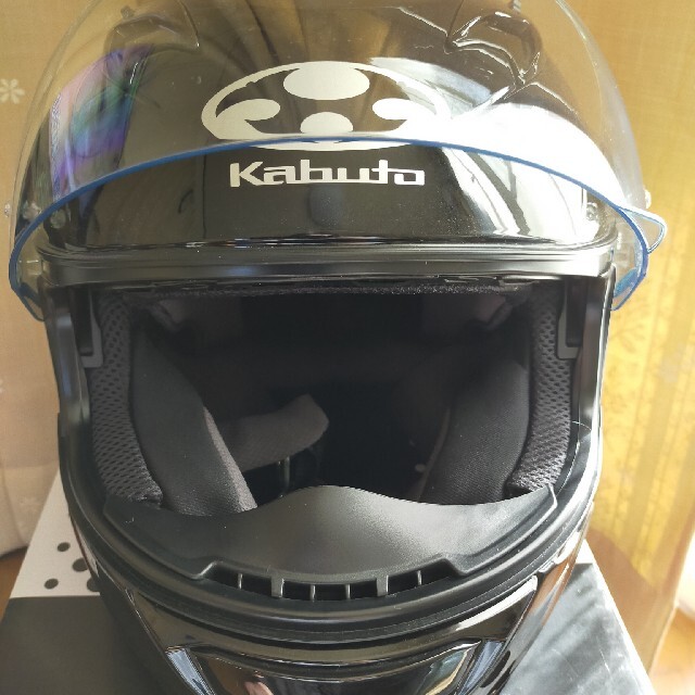 KAMUI(カムイ)の【美品】OGKカブト カムイ3　Lサイズ ブラックメタリック 自動車/バイクのバイク(ヘルメット/シールド)の商品写真