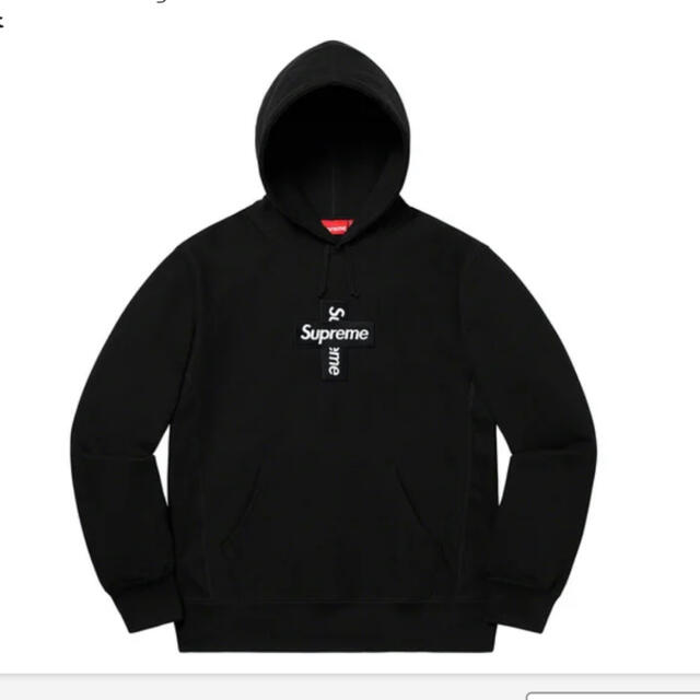 supreme cross box logo hooded