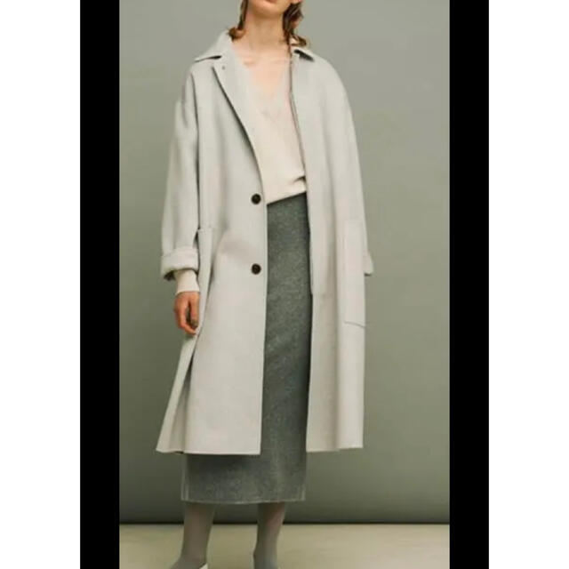 galerie vie ウールダブルフェイスバルカラーコート 代引き人気 www.e