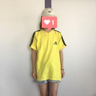 アディダス(adidas)のadidas ロゴTEE(Tシャツ/カットソー(半袖/袖なし))