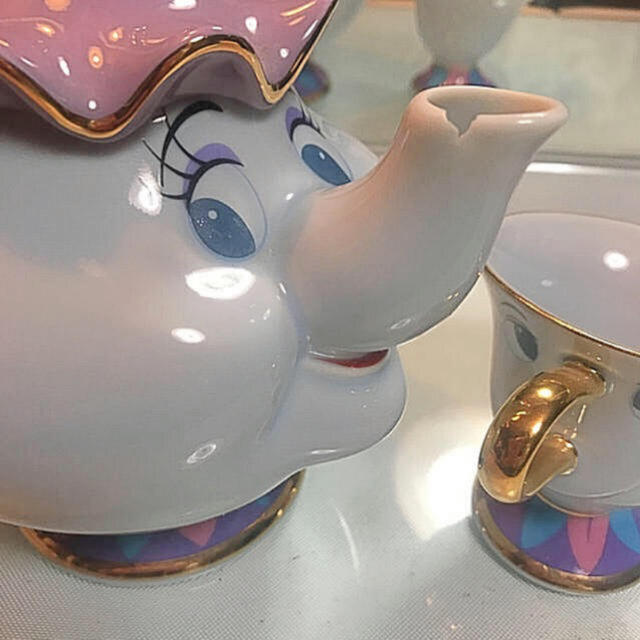美女と野獣 Disney 美女と野獣 ポット夫人 チップ 陶器の通販 By やんばるーむ ビジョトヤジュウならラクマ