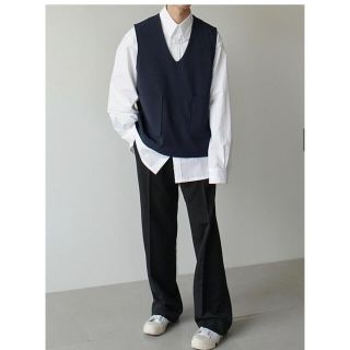 ハレ(HARE)のWide Trousers black(スラックス)