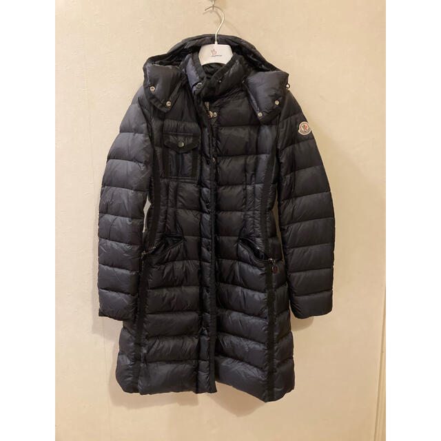 Moncler エルミンヌ ブラック 黒 00 モンクレール 北川景子 - ダウンコート