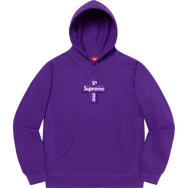 トップスCross Box Logo Hooded Sweatshirt