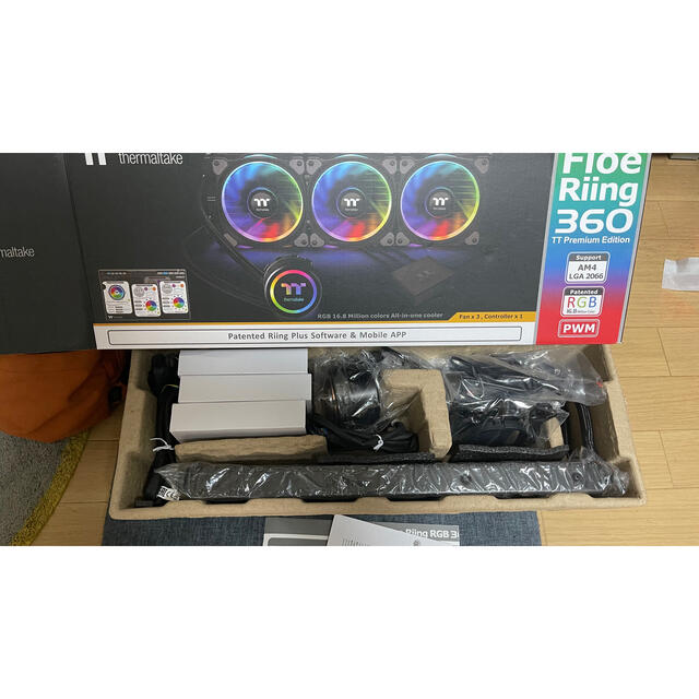 Thermaltake Riing RGB 360 TT Premiumスマホ/家電/カメラ