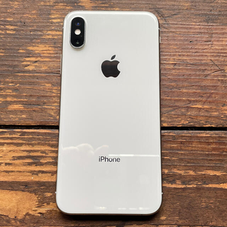 アイフォーン(iPhone)のiPhone XS 256GB シルバー ホワイト SIMフリー(スマートフォン本体)