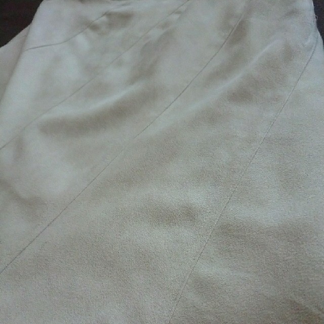 マーメイド スカート スエード調 レディースのスカート(ひざ丈スカート)の商品写真