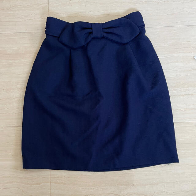INGNI(イング)のINGNI  ミニスカート　紺　藍色 レディースのスカート(ミニスカート)の商品写真