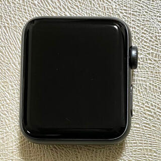 アップルウォッチ(Apple Watch)のApple Watch 3 42mm aluminum BLACK GPS(スマートフォン本体)