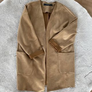 ザラ(ZARA)のZARA/スウェードガウン(ガウンコート)