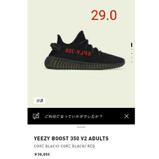 アディダス(adidas)のアディダス イージー ブースト 350 V2   29.0(スニーカー)