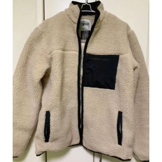 ステューシー(STUSSY)のステューシー　ボアジャケット　M 美品(ブルゾン)