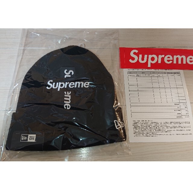 Supreme(シュプリーム)のSupreme New Era Cross Box Logo Beanie メンズの帽子(ニット帽/ビーニー)の商品写真