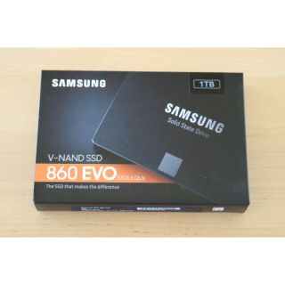 サムスン(SAMSUNG)のサムスン SSD 1TB MZ-76E1T0B/IT  860 EVOシリーズ(PC周辺機器)