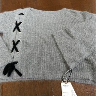 グレースコンチネンタル レースアップ ニット/セーター(レディース)の