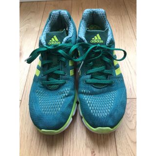 アディダス(adidas)のadidas Climachill 緑　ランニングシューズ (スニーカー)