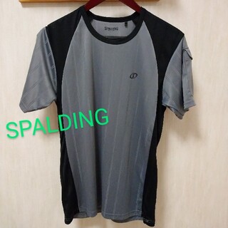 スポルディング(SPALDING)のメンズTシャツ　SPALDING スポルディング　スポーツウェア　グレーシンプル(Tシャツ/カットソー(半袖/袖なし))