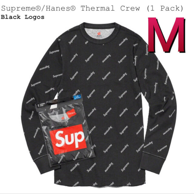 新品未使用袋未開封Supreme/Hanes Thermal Crewで