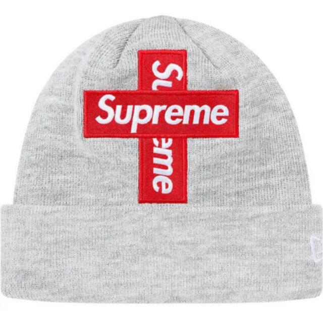 Supreme New Era Cross Box Logo Beanieニット帽/ビーニー