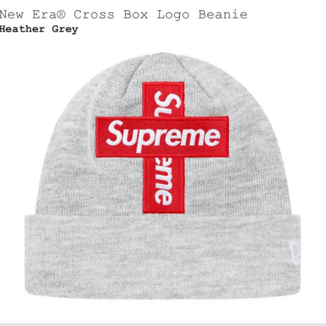 New Era  Cross Box Logo Beanie シュプリーム