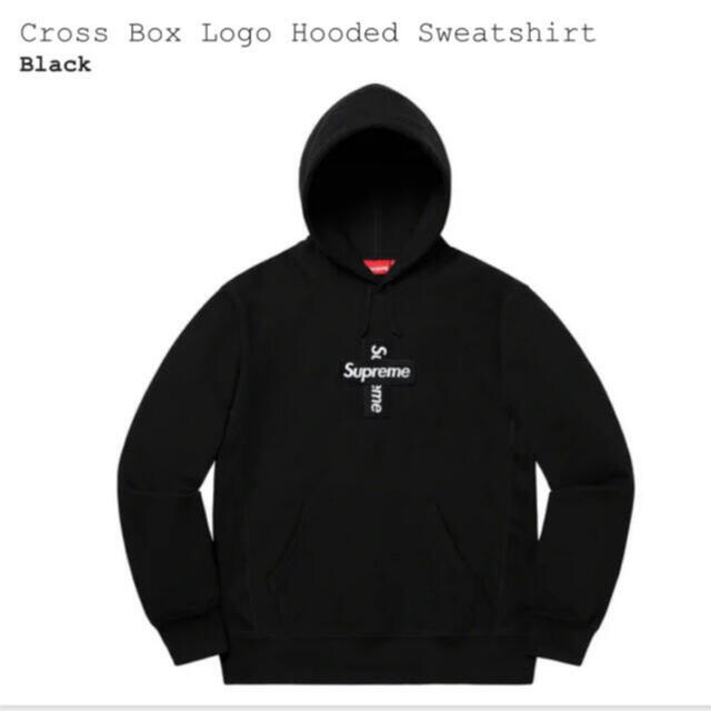 supreme  cross box logo Mサイズ