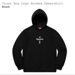 シュプリーム(Supreme)のsupreme  cross box logo Mサイズ(パーカー)