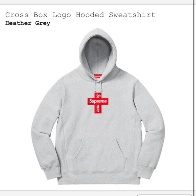 Supreme Cross Box Logo Hoodedトップス