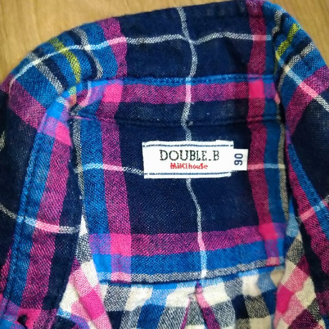 DOUBLE.B(ダブルビー)のDOUBLE_B シャツ　90 キッズ/ベビー/マタニティのキッズ服男の子用(90cm~)(ブラウス)の商品写真