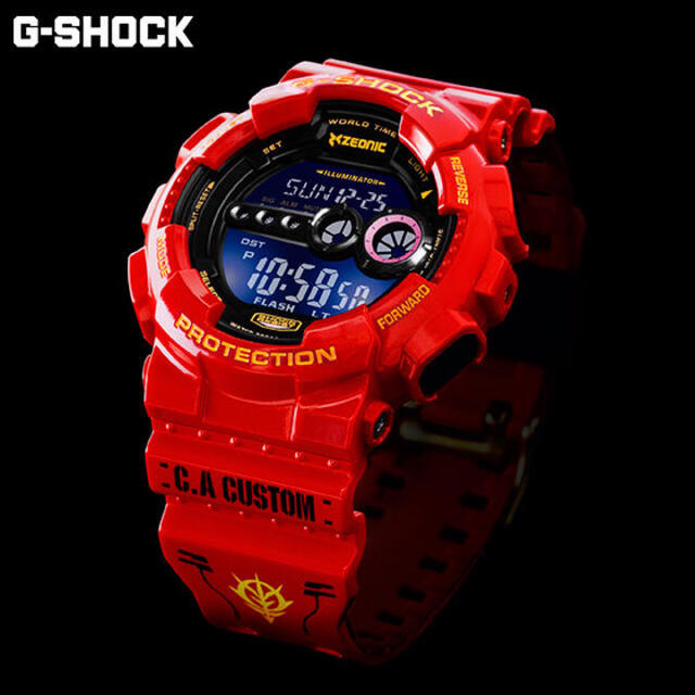 【新品未開封】機動戦士ガンダム35周年記念商品G-SHOCK シャア専用