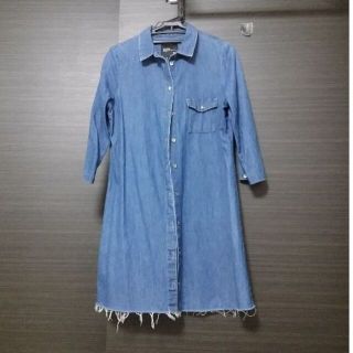 ザラ(ZARA)のデニムシャツワンピ！ZARA！900円→700円(チュニック)